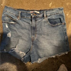 Levi's Blue Jean Shorts for Women